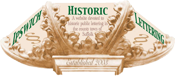 Ipswich Historic Lettering: Website banner 2d