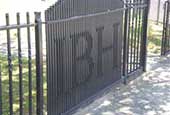 Ipswich Historic Lettering: IBH railings thumb