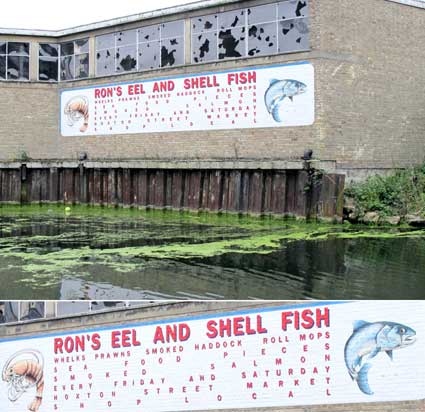 Ipswich Historic Lettering: Ron's Eels & Shellfish