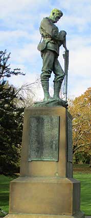 Ipswich Historic Lettering: Chistchurch Park Boer War memorial