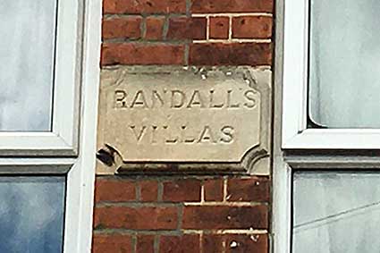 Ipswich Historic Lettering: Randall's Villas