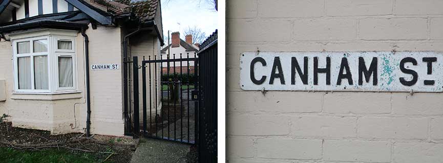 Ipswich Historic Lettering: Canham Street