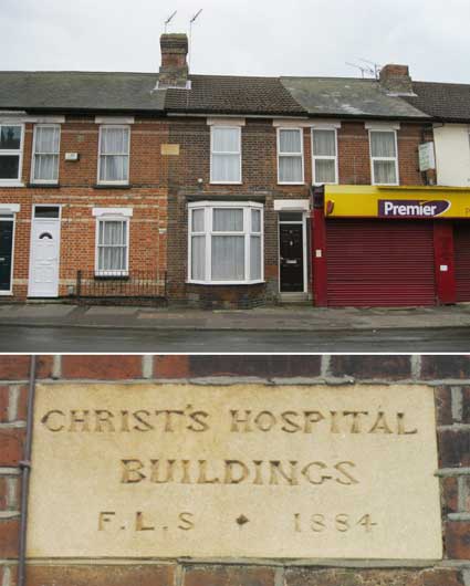 Ipswich Historic Lettering: Christ's Hospital School 1