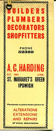 Ipswich Historic Lettering: Clarence House bookmark