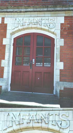Ipswich Historic Lettering: Clifford Road School