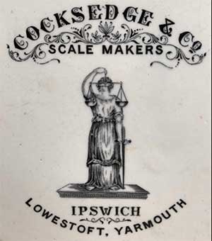 Ipswich Historic Lettering: Cocksedge plate