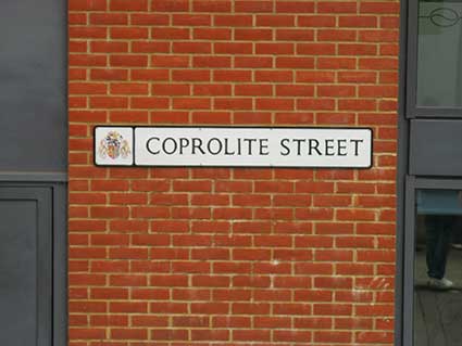 Ipswich Historic Lettering: Coprolite St 2015