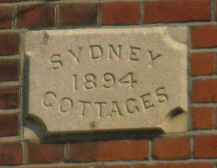 Ipswich Historic Lettering: Sydney Cottages