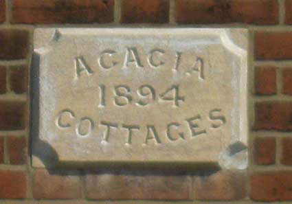 Ipswich Historic Lettering: Acacia Cottages