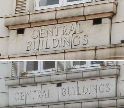 Ipswich Historic Lettering: Central Buildings