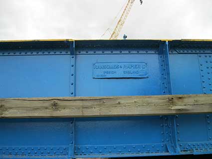 Ipswich Historic Lettering: Dock bridge 5