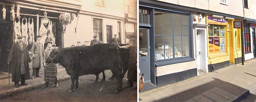 Ipswich Historic Lettering: 11 Eagle Street comparison