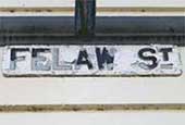 Ipswich Historic Lettering: Felaw Street nameplate thumb