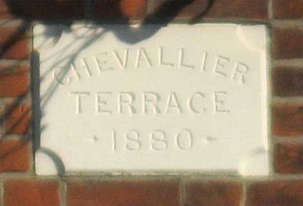 Ipswich Historic Lettering: Chevallier Terrace 2