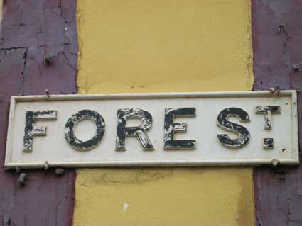 Ipswich Historic Lettering: Fore St sign