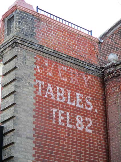Ipswich Historic Lettering: Felixstowe Livery Stables 5
