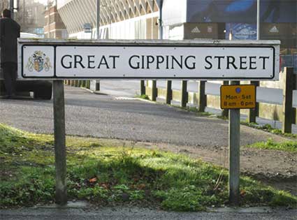 Ipswich Historic Lettering: Gt Gipping St 1