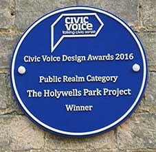 Ipswich Historic Lettering: Holywells plaque