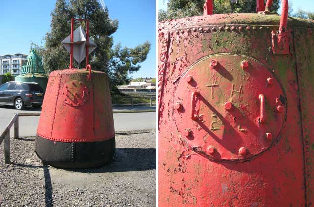 Ipswich Historic Lettering: Island buoy 1