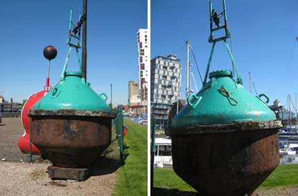 Ipswich Historic Lettering: Island buoy 4