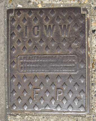 Ipswich Historic Lettering: Hydrant ICWW