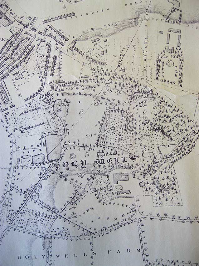 Ipswich Historic Lettering: Bishops Hill map 1867