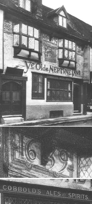 Ipswich Historic Lettering: Neptune Inn 1
