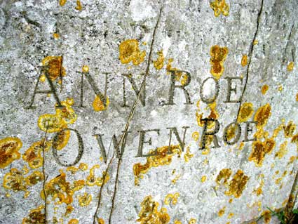 Ipswich Historic Lettering: Rosehill: Roe tomb 2