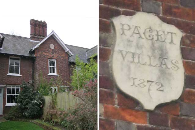 Ipswich Historic Lettering: Paget Villas
