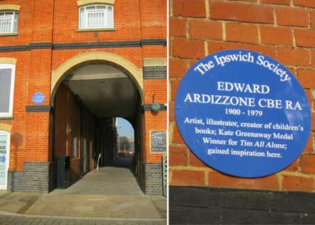 Ipswich Historic Lettering: Ardizzone plaque 2