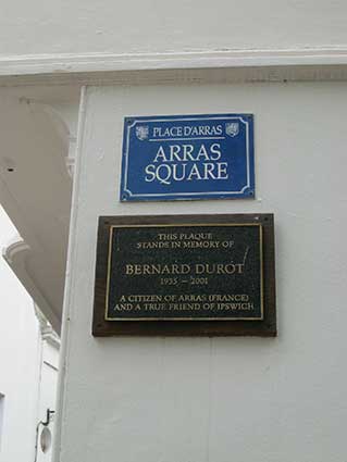 Ipswich Historic Lettering: Arras Square plaques