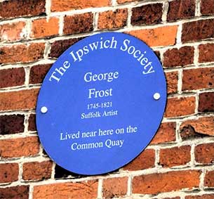 Ipswich Historic Lettering: George Frost plaque