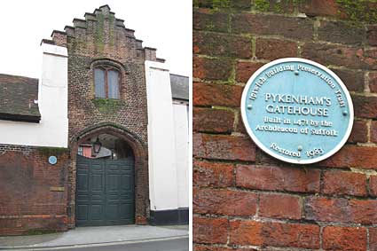 Ipswich Historic Lettering: Pykenham's gatehouse plaque