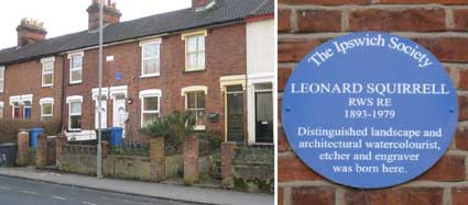 Ipswich Historic Lettering: Leonard Squirrel plaque
