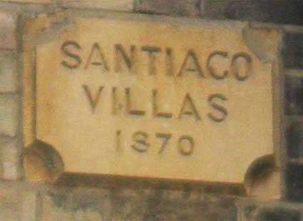 Ipswich Historic Lettering: Santiago Villas 2
