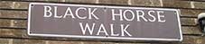 Ipswich Historic Lettering: Black Horse Walk small