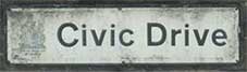 Ipswich Historic Lettering: Civic Drive small
