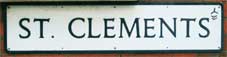 Ipswich Historic Lettering: St Clements small 1