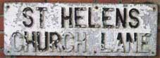 Ipswich Historic Lettering: St Helens small
