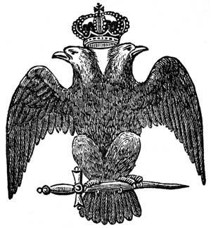 Ipswich Historic Lettering: Spread Eagle masonic