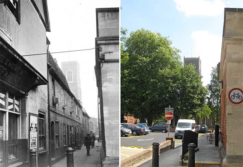 Ipswich Historic Lettering: St Clements Church Lane comparison