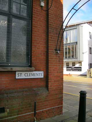 Ipswich Historic Lettering: St Clements nameplate 2