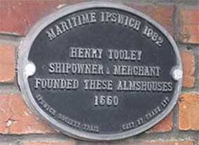 Ipswich Historic Lettering: Tooley plaque