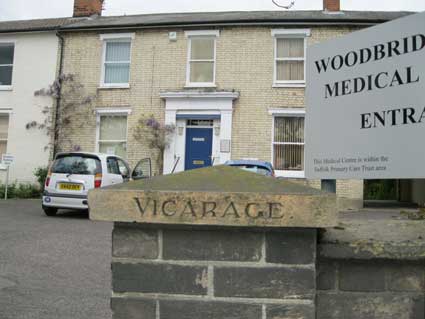 Ipswich Historic Lettering: Vicarage, Woodbridge Road