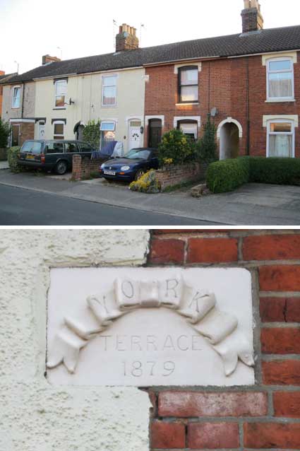 Ipswich Historic Lettering: York Terrace