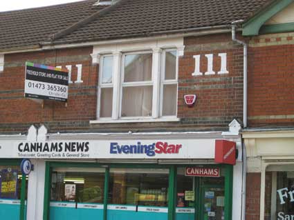 Ipswich Historic Lettering: 111 Bramford Rd 4