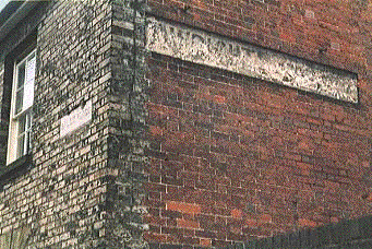 Ipswich Historic Lettering: Bury St Edmunds: vestigial sign