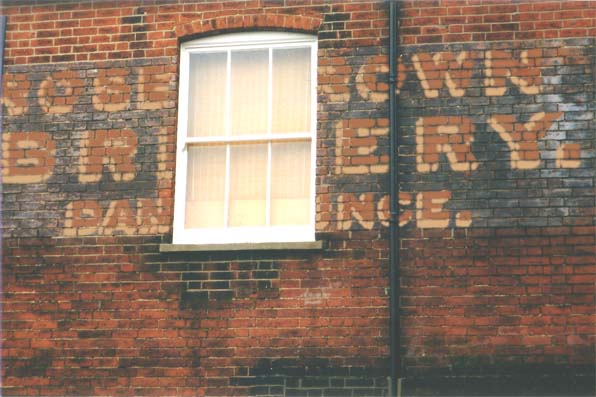 Ipswich Historic Lettering: Rose & Crown Brewery enhanced