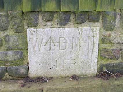 Ipswich Historic Lettering: Artillery barracks markers WD2