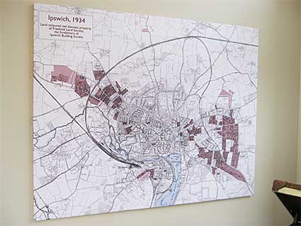 Ipswich Historic lettering: FLS map Mutual House